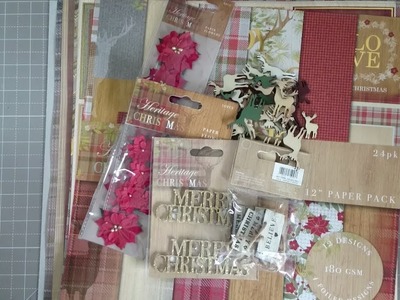 Craft Haul & Christmas  - Stampin'Up!, Crafter's Companion, Hobbycraft