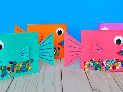 Cute Paper Fish Craft DIY Crafts