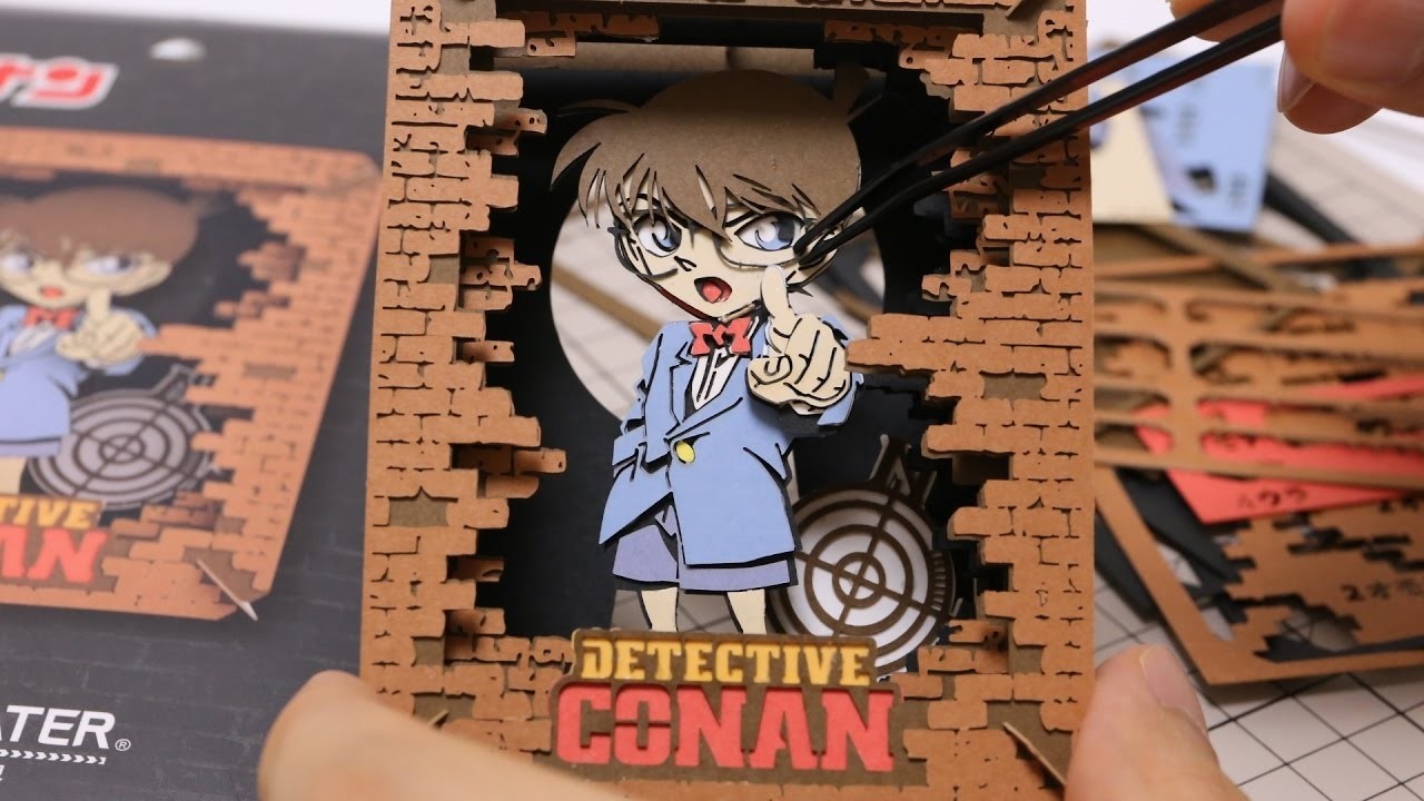 Detective Conan Diy Paper Craft Paper Theater