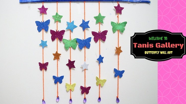 DIY -Butterfly and Star Wall-Room Decor | Paper Craft Ideas for Room Decoration | 3D Butterfly