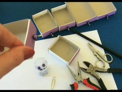 DIY - Craft.  How to make jewellery box at home