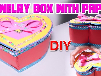 DIY craft, How to make jewelry box with paper