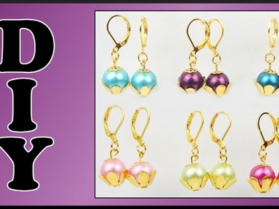 DIY | Cupcake ohrringe | Perlen Schmuck | Cute Cupcake earrings | Pearl jewelry | Beadwork