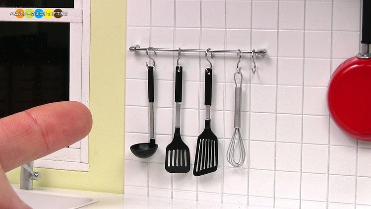 DIY Miniature Kitchen tool set　ミニチュアキッチンツールセット作り