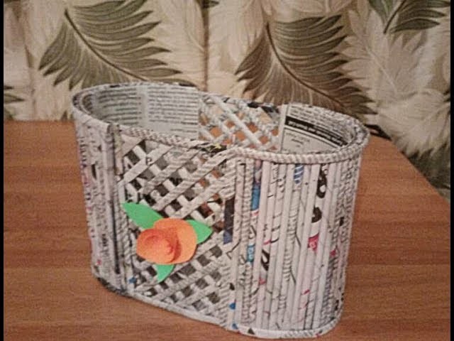 DIY Newspaper Basket |Newspaper craft | Best out of waste