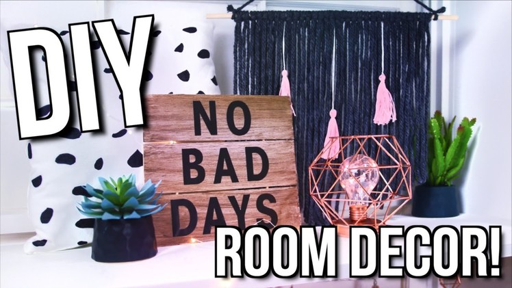 DIY ROOM DECOR! Tumblr Inspired 2017