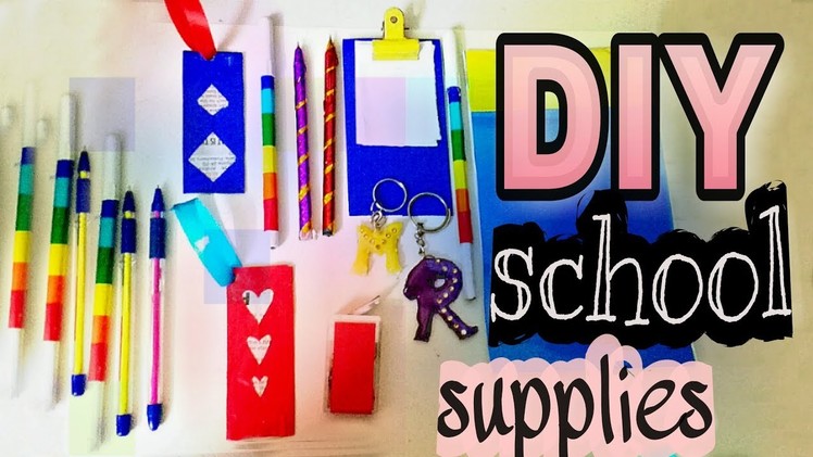 DIY School Supplies || Easy Back to school craft Ideas