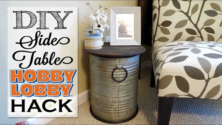 DIY Side Table | Hobby Lobby Hack