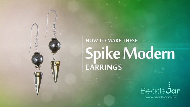 DIY: Simple Spike Modern Earrings Tutorial
