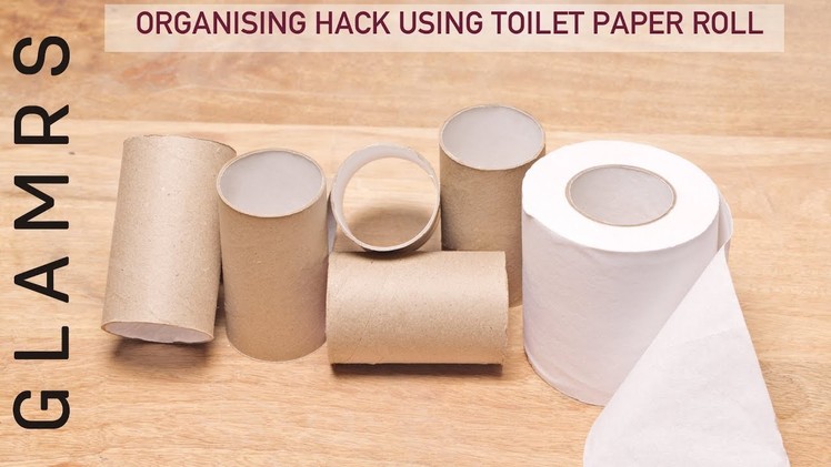 DIY Toilet Paper Roll Makeup.Desk Organizer | Craft Ideas & Hacks