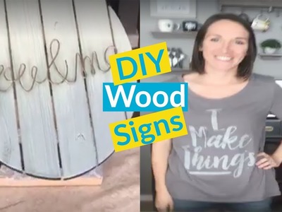 DIY Wooden Signs