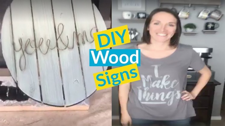 DIY Wooden Signs
