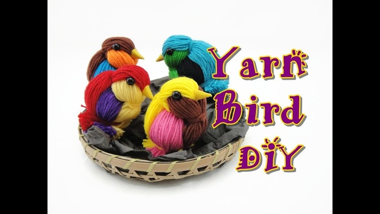 DIY Yarn Craft Bird Easy How To