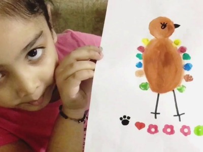 Finger painting for kids