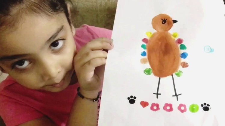 Finger painting for kids