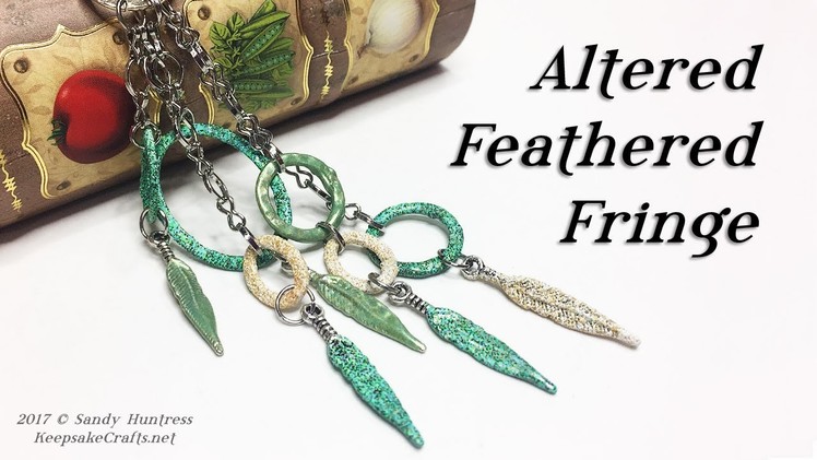 How to Alter & Customize Jewelry Findings-Altered Feathered Fringe-Jewelry Tutorial