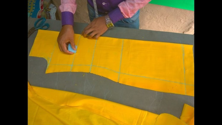 How to cut a kurti. kameez.salwer.suit.kurta step by step ( DIY) In Hindi.urdu