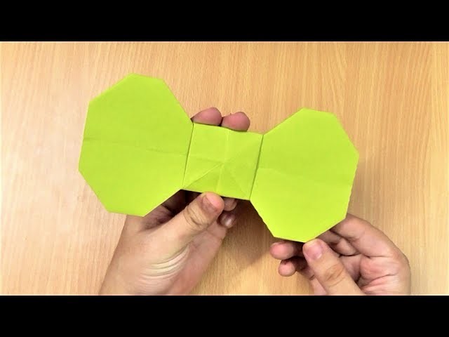 How to make an origami paper bow | Origami. Paper Folding Craft, Videos & Tutorials.