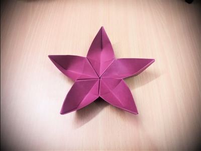 How to make an origami paper flower - 2 | Origami. Paper Folding Craft, Videos & Tutorials.
