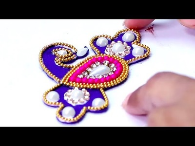 How to Make Designer Peacock Rakhi at Home | Raksha Bandhan Craft Ideas