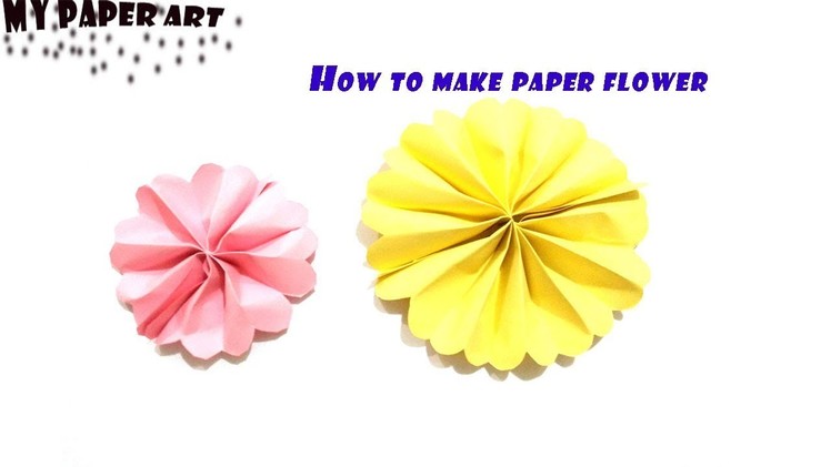 How To Make Easy Paper Flower || Paper Creativity Work || Craft Ideas For Kids || Art Paper Design