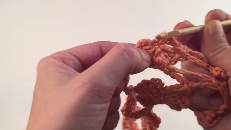 How to make flower stitch in crochet - Row 4 | WE ARE KNITTERS