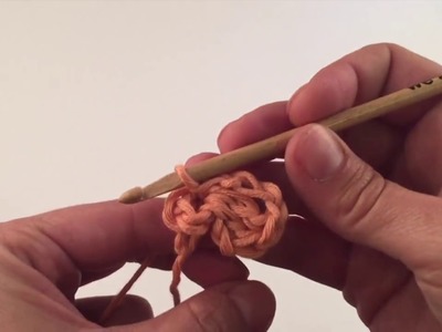 How to make flower stitch in crochet - Row 1 | WE ARE KNITTERS