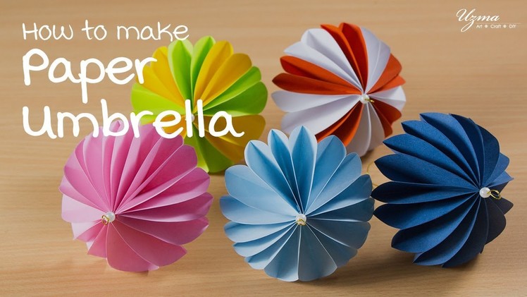 How to make Paper Umbrella | DIY Room Decoration Idea | Paper Craft