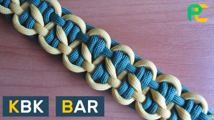 How to Tie a KBK Bar Paracord Bracelet without buckle