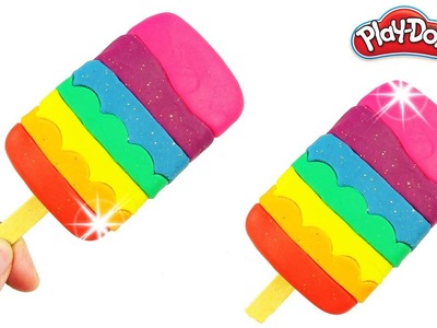 Learn Colors Play Doh Making Rainbow Ice Cream - Art and craft for Kids