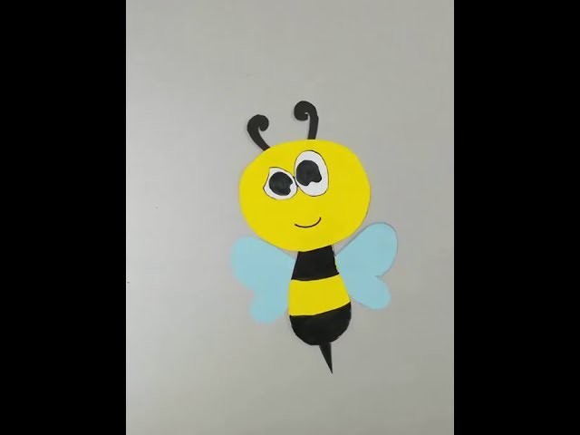 Make Cute Bee Craft For Preschool Kids