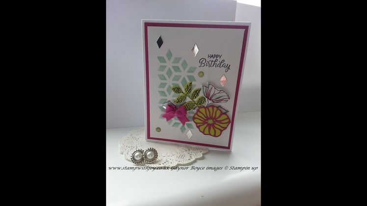 Oh so eclectic simple elegant card stampin up