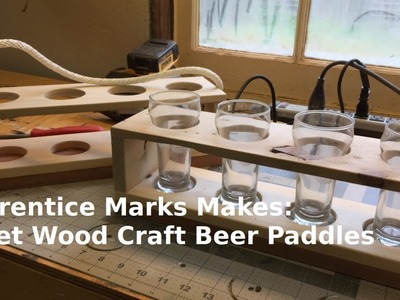 Pallet Wood Craft Beer Paddles
