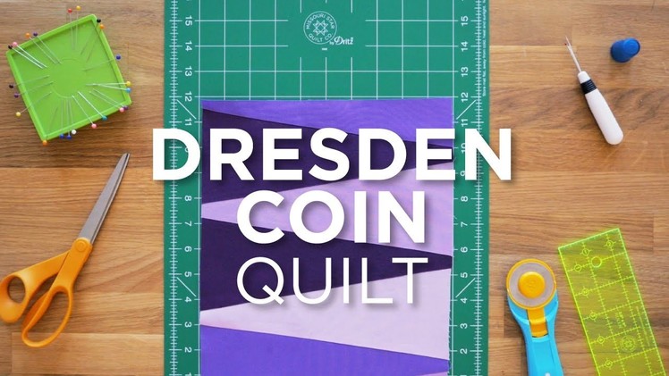 Quilt Snips Mini Tutorial - Dresden Coin Block