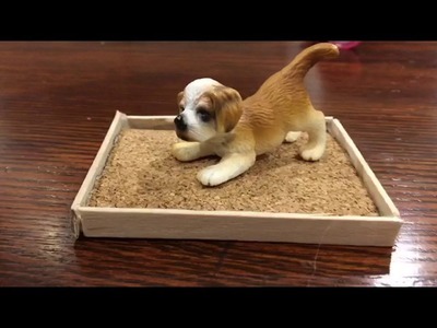 Schleich Dog Craft.Diy: Dog Bathroom Mat