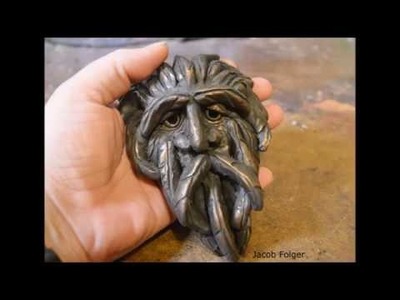 Sculpture In Clay - Polymer Clay Sculpture - Green Man Tutorial