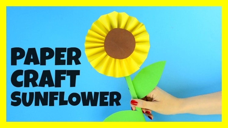 Sunflower Paper Craft for Kids