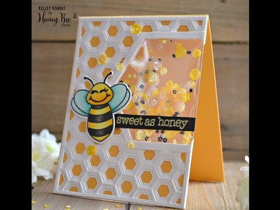 Sweet as honey shaker card!