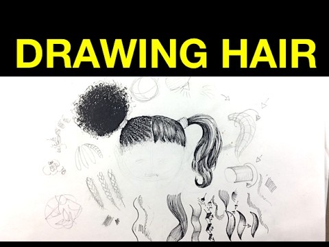 Tips on drawing hair with Pen & Ink