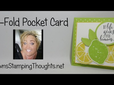 Tri Fold Pocket Card