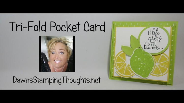 Tri Fold Pocket Card