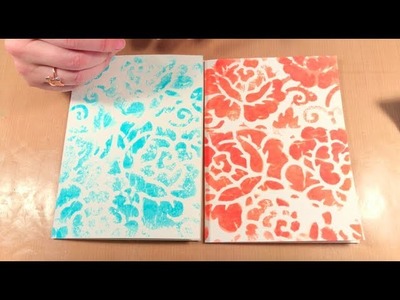 Vicki Boutin's Reactive Tissue with Crafter's Workshop Templates
