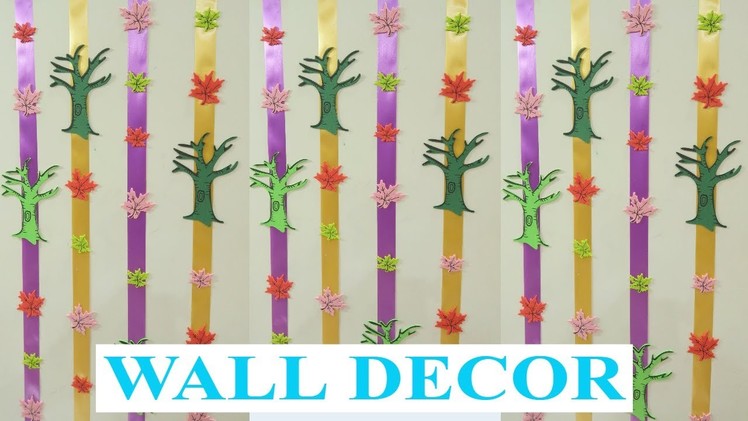 WALL DECOR | WALL DECORATING IDEA | DOOR HANGING CRAFT IDEA | DIY CURTAINS  | WALL HANGING