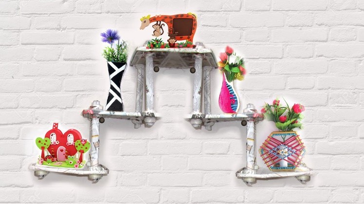 Wall Decoration Ideas || CARDBOARD FURNITURE || DIY Room Decorating Ideas|| Newspaper  Craft