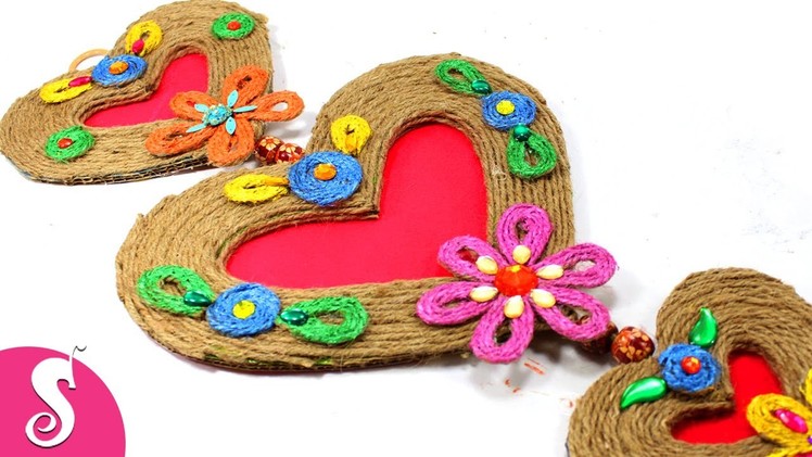 Wall SHOWPIECE Hanging from JUTE | Easy Wall Decoration Idea | Jute craft