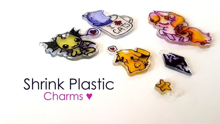 Watch me Craft ♥ DIY Shrink Plastic Charms