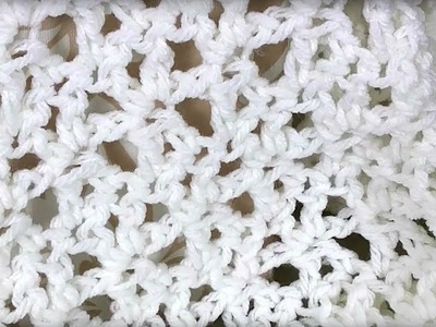 White Lacy Crochet Blanket