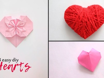 3 Easy DIY Hearts