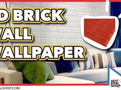 3D Brick Wall Wallpaper - DIY Your Home! - Next Deal Shop