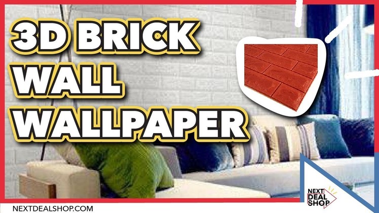 3D Brick Wall Wallpaper - DIY Your Home! - Next Deal Shop
